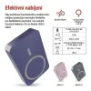 Powerbanka EMOS WI 1046, 10 000 mAh, 20 W+Wireless, modrá B0551BL
