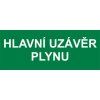 hlavní uzávěr plynu