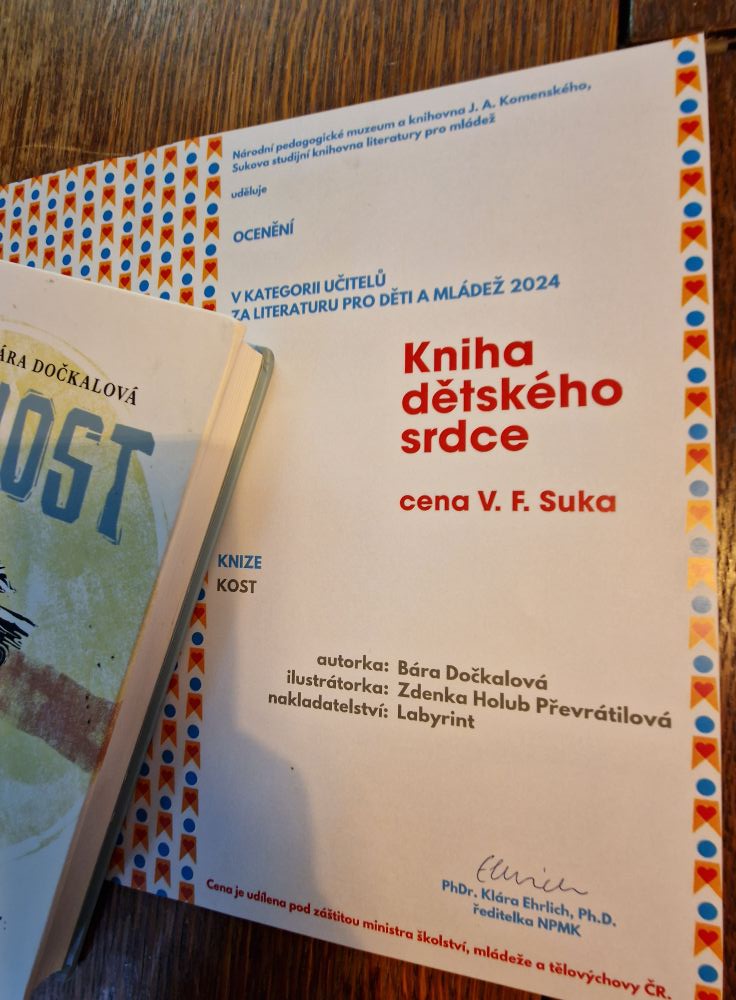 Kniha Kost se stala Knihou dětského srdce