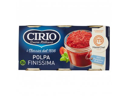 Cirio polpa finissima rajčatová omáčka 2 x 210 g