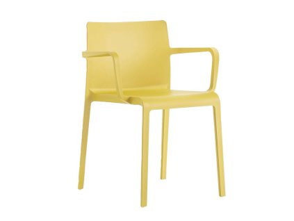 Pedrali Volt 675-DS outdoor židle s opěrkami butter yellow