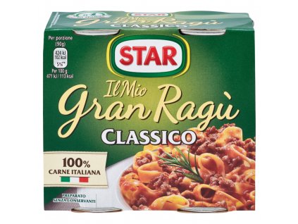 Star Gran Ragù classico masová omáčka 2x180g