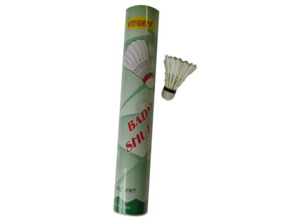 Badmintonové míčky péřové 12 ks