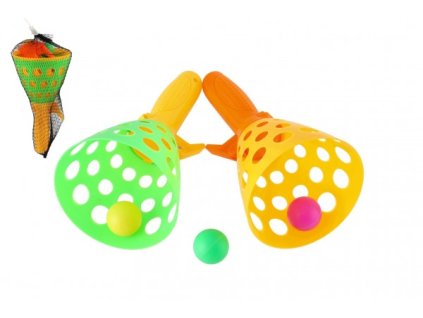 catch ball hrachytani micku 2ks plast 19cm 3 micky v sitce