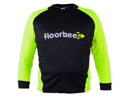 florbalovy brankarsky dres cerno zluty 1