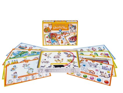 Školička 2 společenská hra na baterie v krabici 22x16x3cm