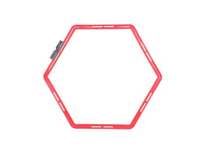 agility hex proskakovaci sestiuhelnik cervena