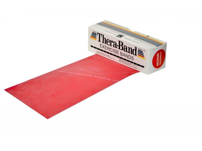 thera band 5 5m cerveny cvicebni guma