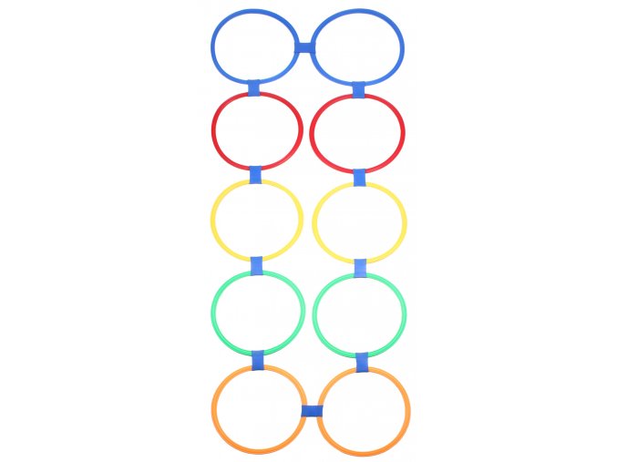 Agility Circles - nastavitelné proskakovací obruče 10ks