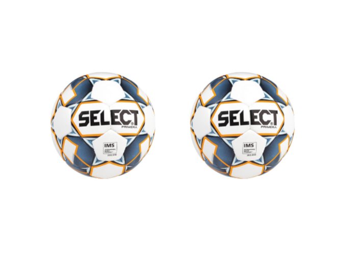 2x fotbalovy mic select fb primera bilo modra