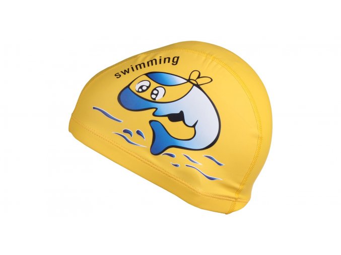 dolphin detska plavecka cepice zluta