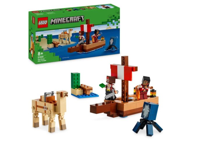 lego minecraft plavba na piratske lodi 1
