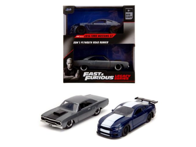 rychle a zbesile twin pack 2016 ford mustang gt350 1970 plymouth road runner 1