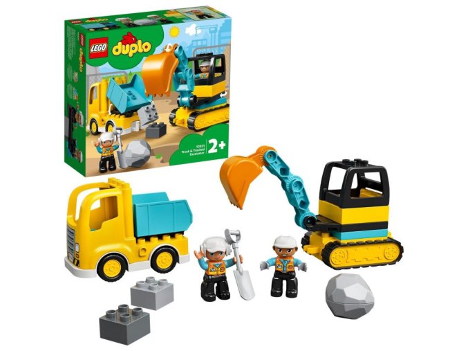 lego city nakladak a pasovy bagr 1