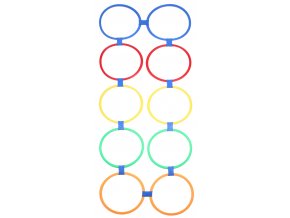 Agility Circles - nastavitelné proskakovací obruče 10ks