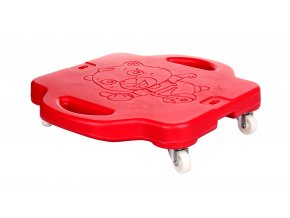 scooter board podlahovy surf cervena