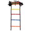 Agility žebřík MultiColour, posuvný