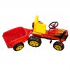 traktor farmer s vozickem red