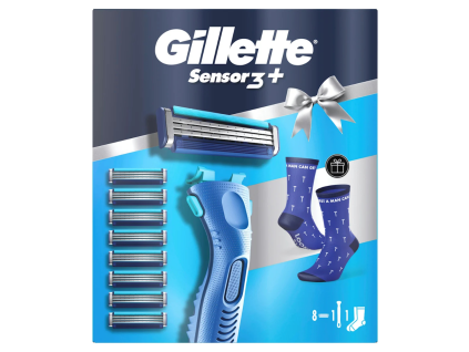 vyr 4485gillette darkova sada sensor3 strojek 8 hlavic ponozky