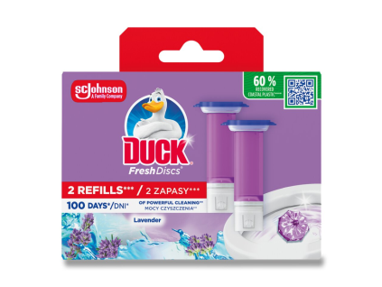 vyr 9587duck wc cistic fresh disc 2x36ml lavender