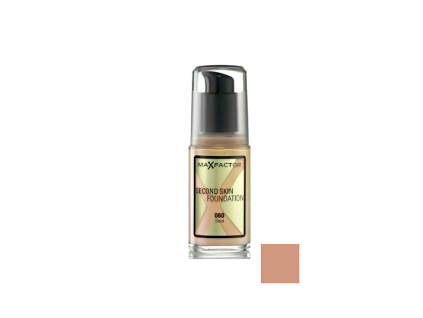 vyr 10400max factor make up 30 ml sekond skin foundation 60 sand