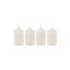 vyr 9576bony adventni svicky 4 ks 40x65 mm bile