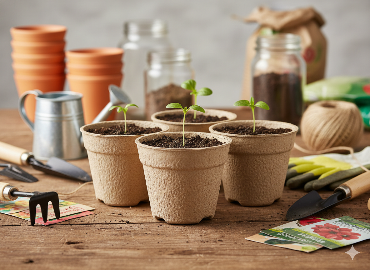 Rašelinové kvetináče