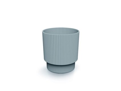 Obal na kvetináč MILLY DMIN130 svetlo šedý 12,8 cm – moderný plastový obal Prosperplast