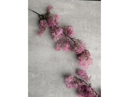 Ozdobná vetvička 33158-2 45cm fialová