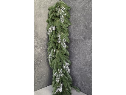 Girlanda Jedľa  100 % PE 105cm zasnežené vetvičky