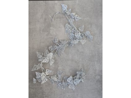 Trblietavá girlanda 148B 90cm strieborná
