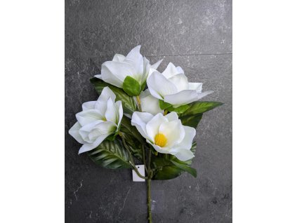 Kytica Magnólia k201 58cm bielo-zelena
