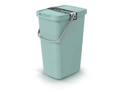 Odpadkový koš SYSTEMA Q COLLECT NHW20 svetlo zelený, objem 20 l