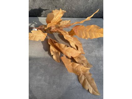 Vetvička Broskyne 103c oranžovo-hnedá 100cm