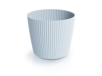 Obal Milly Round svetlo šedý 19,6 cm – plastový kvetináč Prosperplast