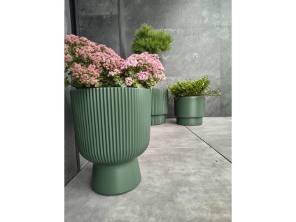 Kvetináč s vkladom MILLY DBMIG400 zeleny 39cm