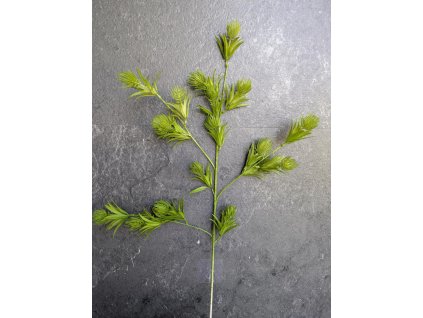 Umelá moderná zelená vetvička 132 90cm