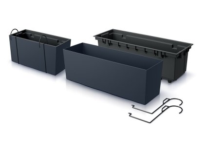 Truhlík s hákami URBI CASE DUC600W 58cm antracit