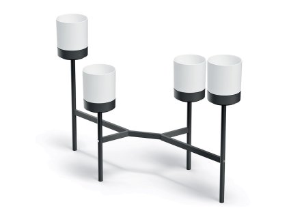 Stojan na kvety BLOOMIE STAND IKD4L biely 125 x 55 x 81,5cm