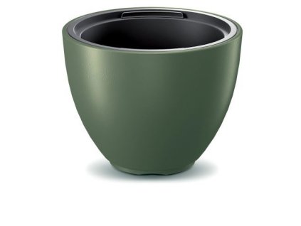 Kvetináč HEOS DBHEM300 29,8cm tmavo zelený