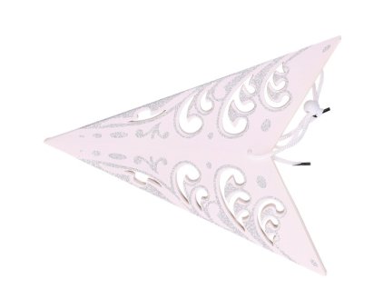 Papierová hviezda 3D 194329 55cm strieborna