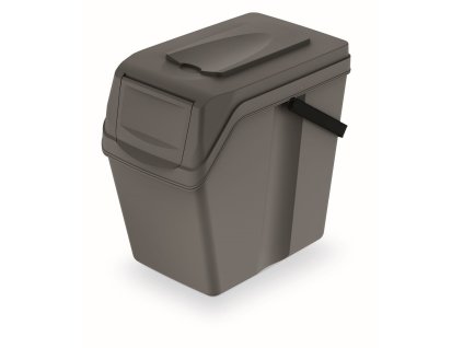 Odpadkový kôš SORTIBOX II šedý kámeň, objem 25L