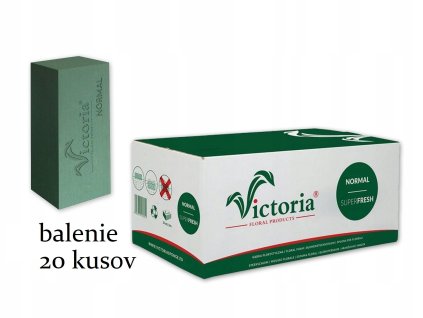 Aranžovacia pena Florex Victoria na živé kvety – 23×11×7,5 cm“