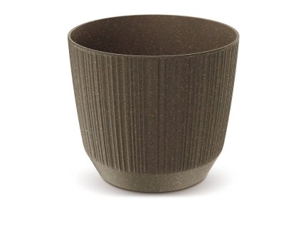 Kvetináč RYFO ECO WOOD kávový 19,5cm
