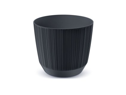 Kvetináč RYFO antracit 14,6cm
