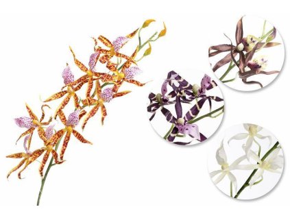 Umelá orchidea 03945 fialová 108cm