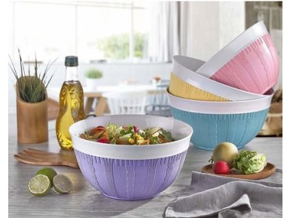 SALAD BOWL 5L HOB031351, zeleno-tyrkysová