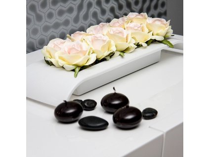 Aranžovacia nádoba Ikebana IK2 36x13, biela