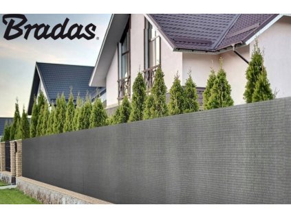 Tieniaca tkanina BRADAS 160 g/m² sieť 95% 1,2 x 10 m sivá