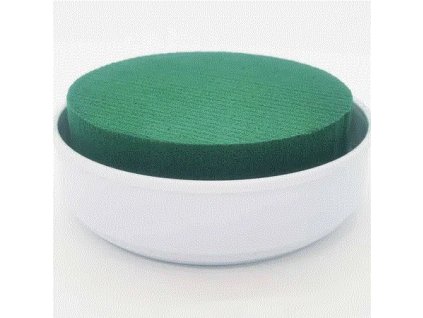 Olympia midi 20cm biela miska s aranžovacou hmotou